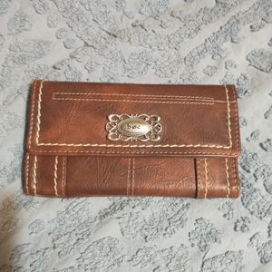 Boc leather wallet